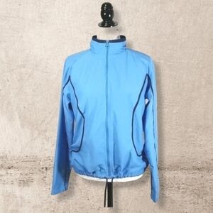 Reebok Women's Jacket Size L Full Zipped Warmup Athleticwear Fleece